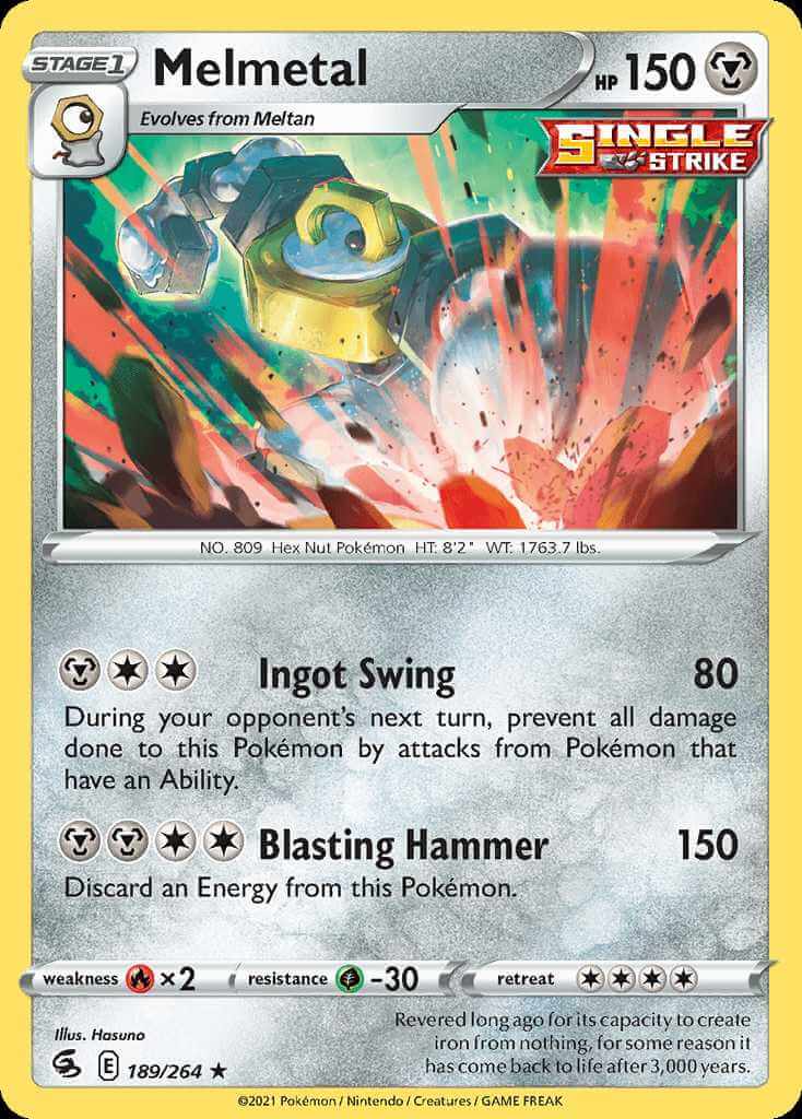 189/264 HOLO Melmetal - Fusion Strike