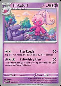 104/193 Tinkatuff - Paldea Evolved
