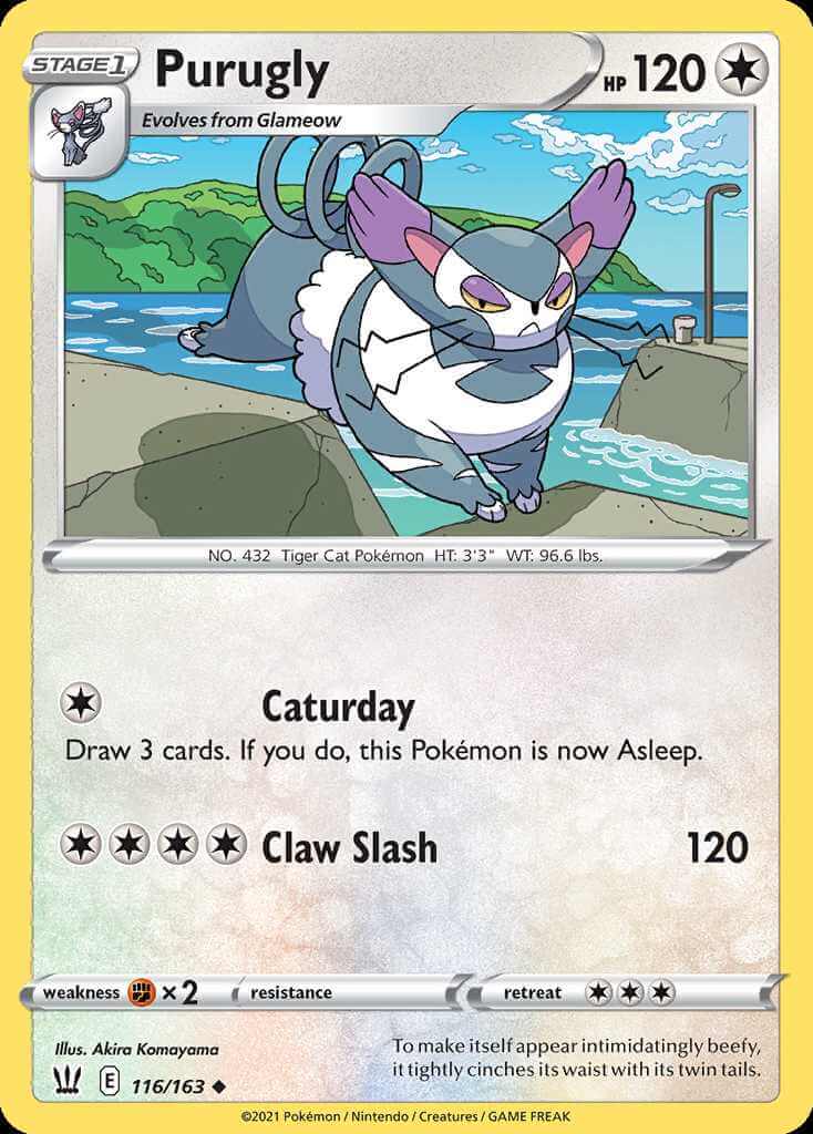 116/163 Purugly - Battle Styles
