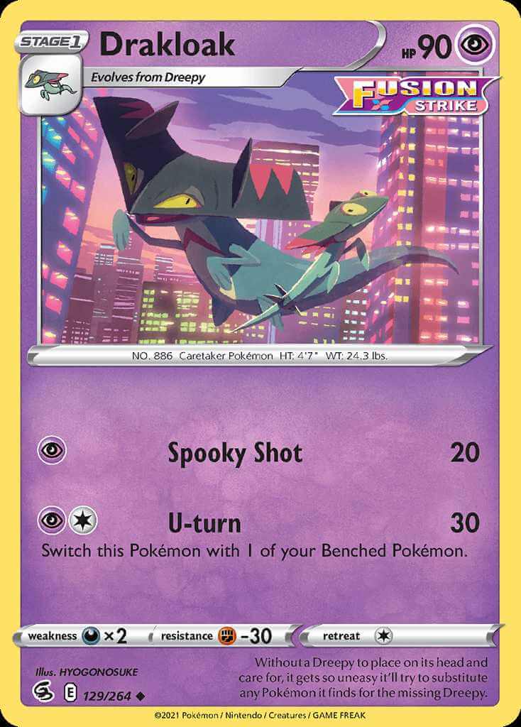 129/264 Drakloak - Fusion Strike