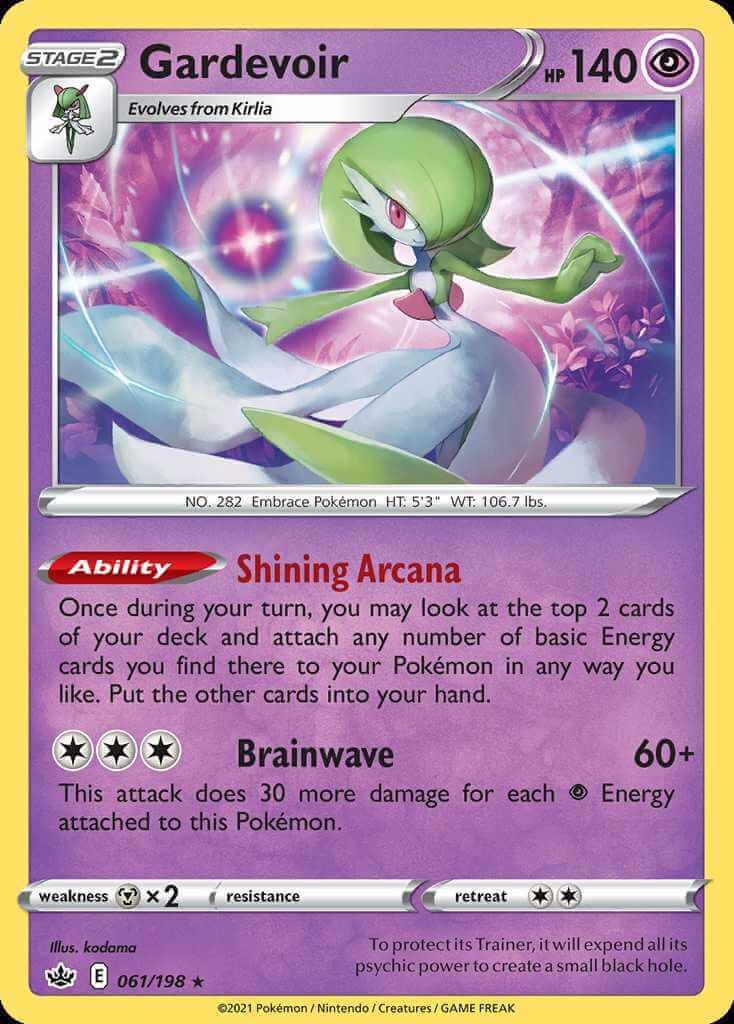 061/198 HOLO Gardevoir - Chilling Reign