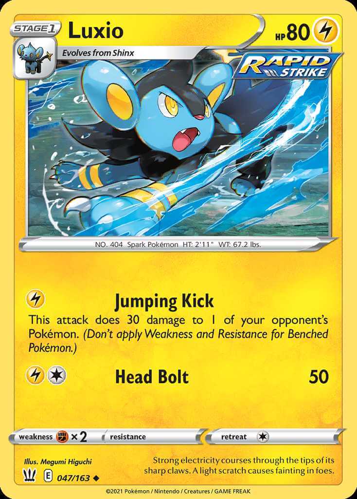 047/163 Luxio - Battle Styles