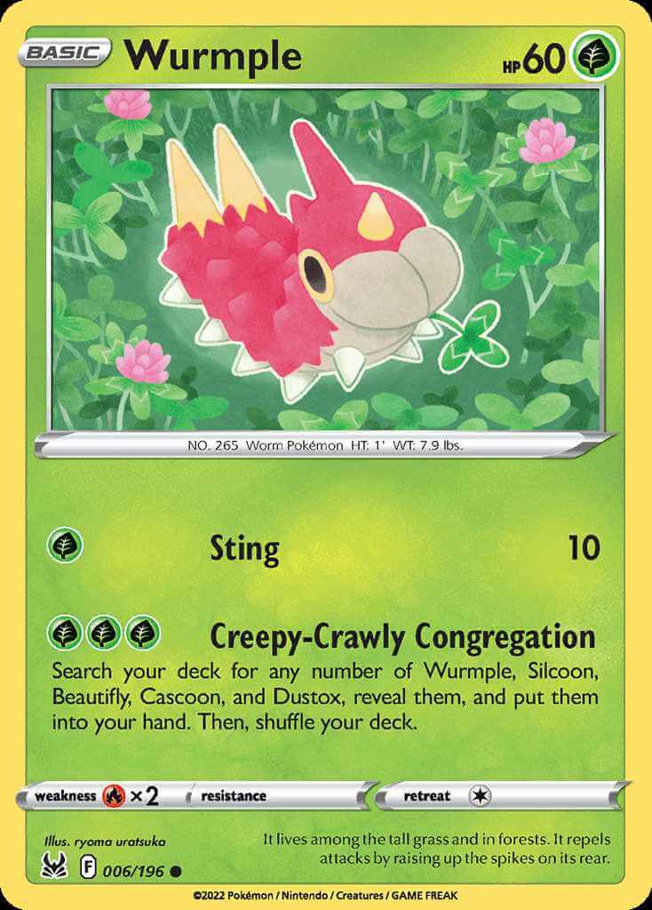 006/196 Wurmple - Lost Origin