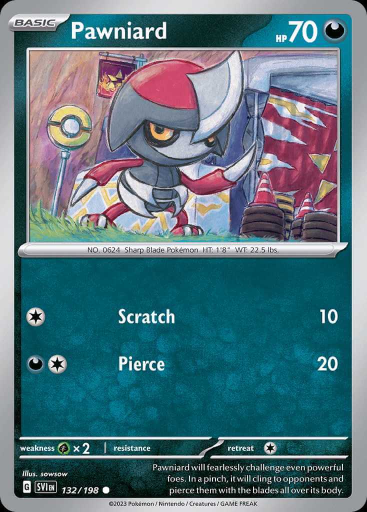 132/198 Pawniard - Scarlet and Violet