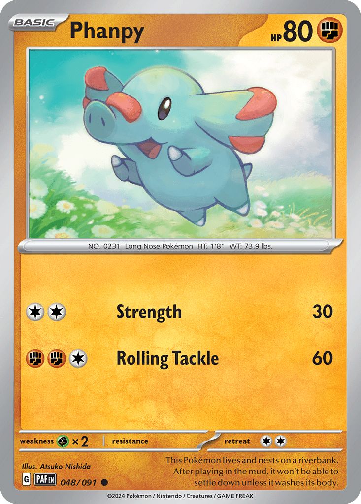 048/091 Phanpy - Paldean Fates