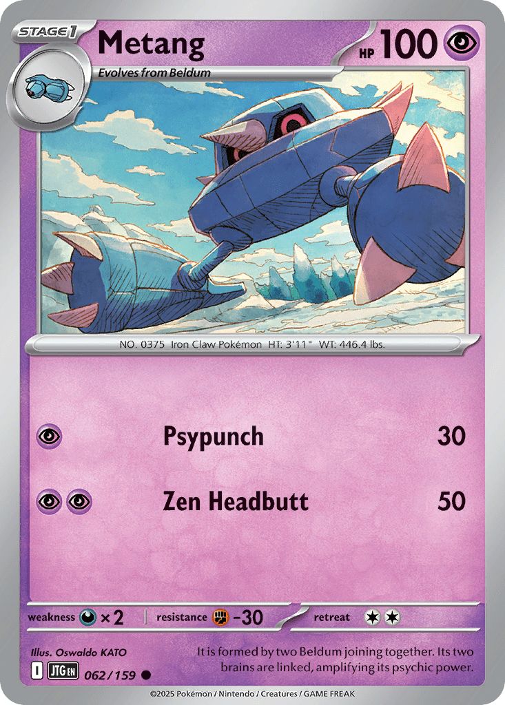062/159 REVERSE HOLO Metang - Journey Together