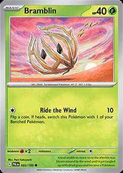 022/193 REVERSE HOLO Bramblin - Paldea Evolved