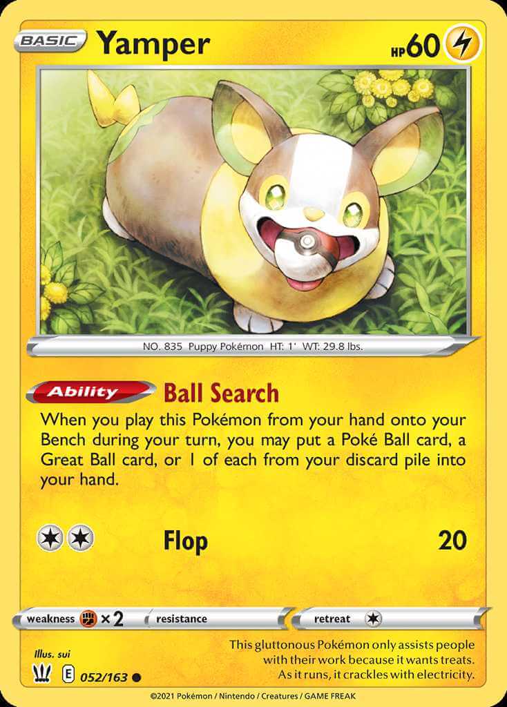 052/163 Yamper - Battle Styles
