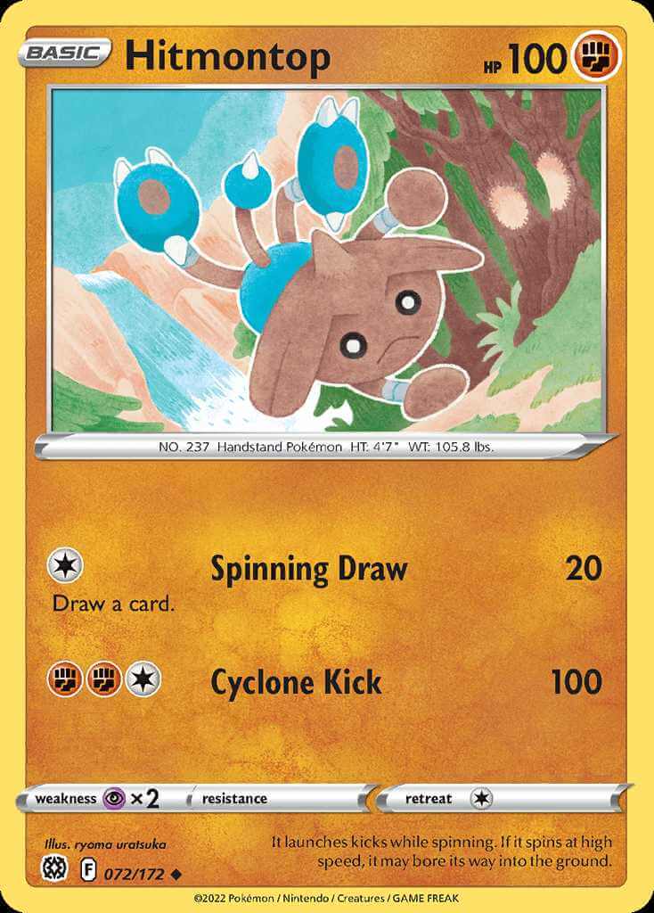 072/172 Hitmontop - Brilliant Stars