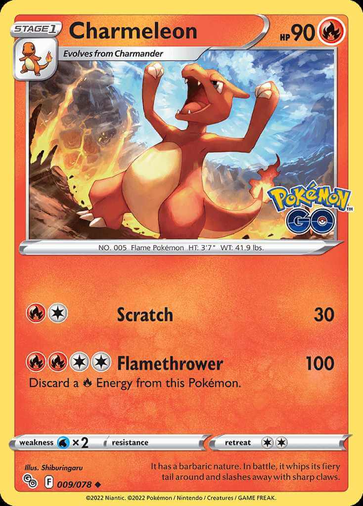 009/078 Charmeleon - Pokémon GO