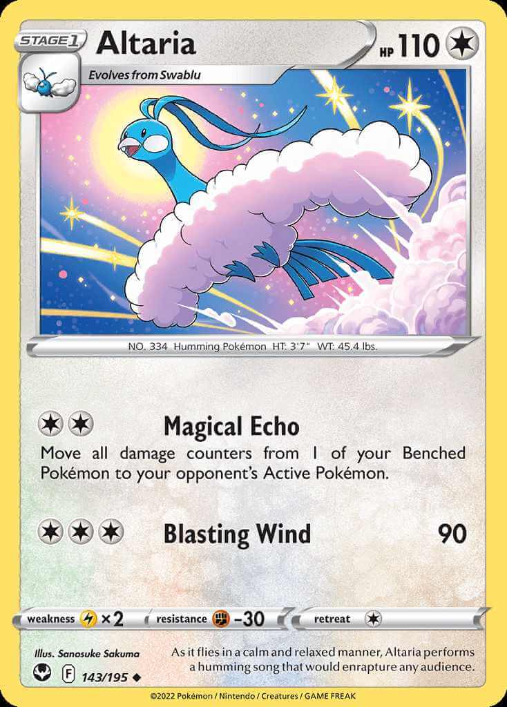 143/195 Altaria - Silver Tempest