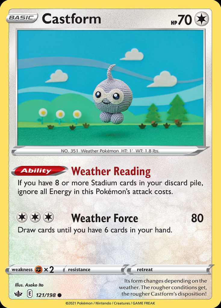 121/198 Castform - Chilling Reign