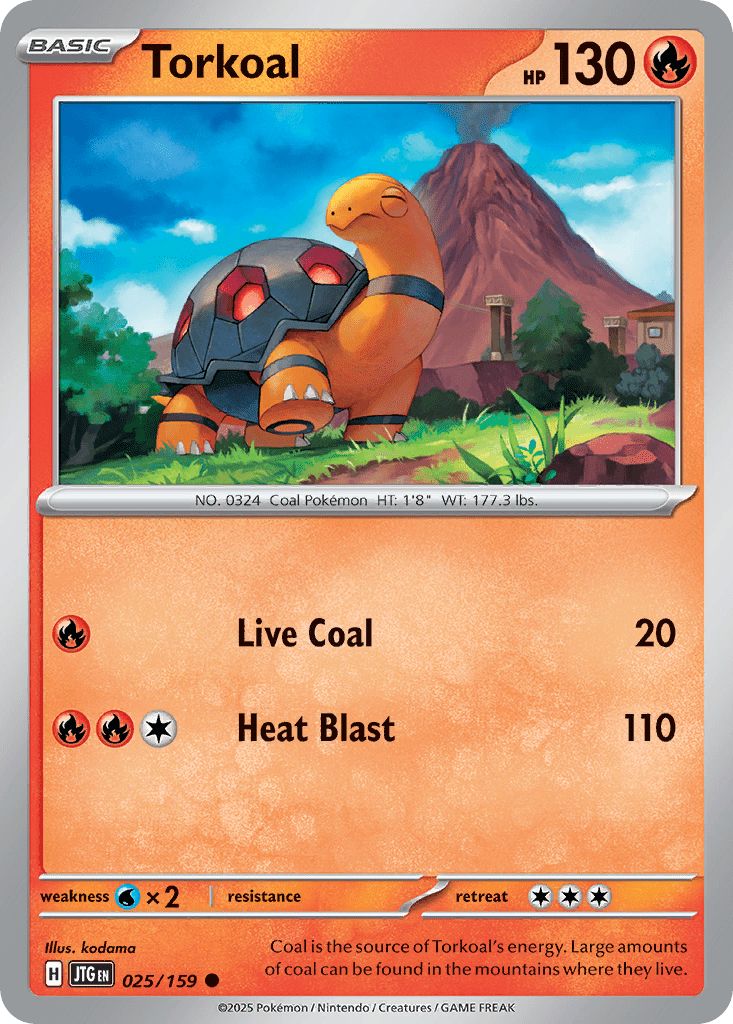025/159 REVERSE HOLO Torkoal - Journey Together