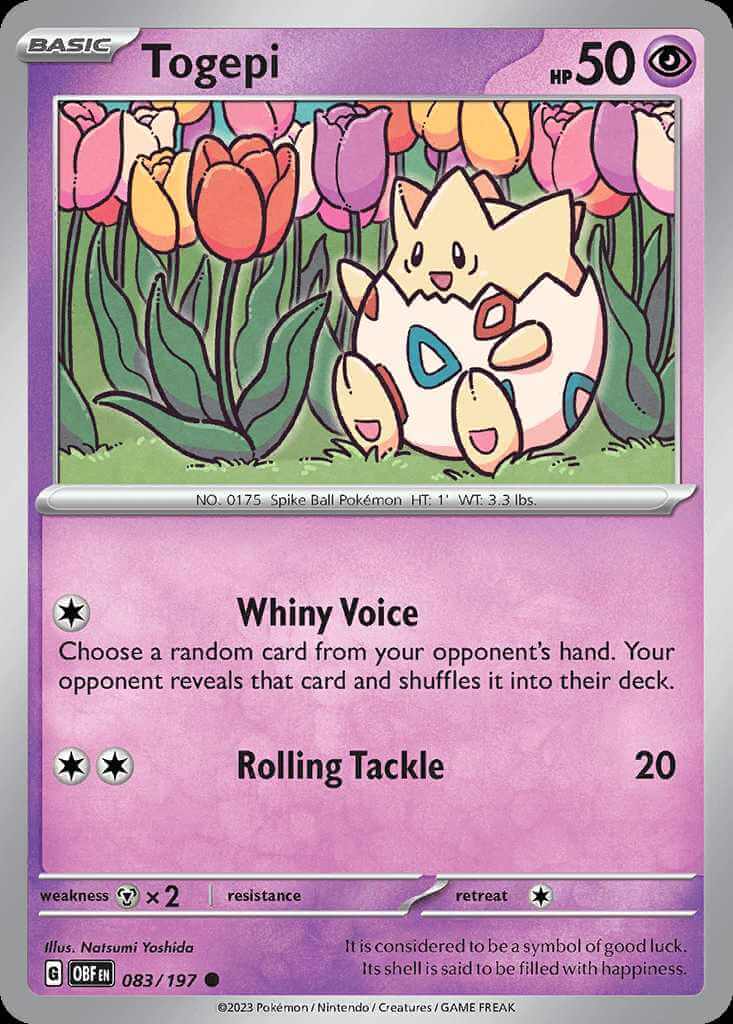 083/197 Togepi - Obsidian Flames