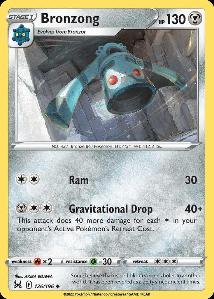 126/196 Bronzong - Lost Origin