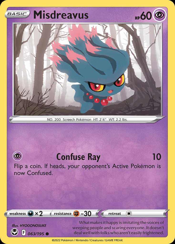 063/195 Misdreavus - Silver Tempest