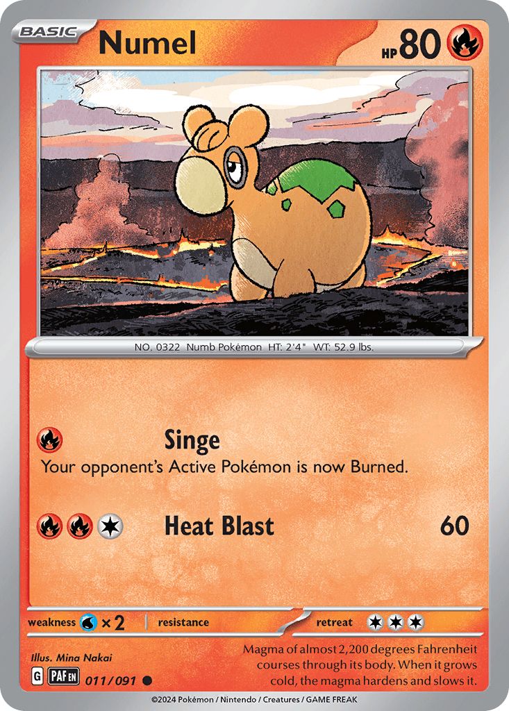 011/091 Numel - Paldean Fates