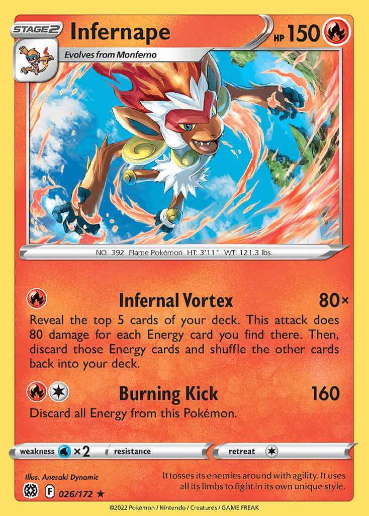 026/172 Infernape - Brilliant Stars
