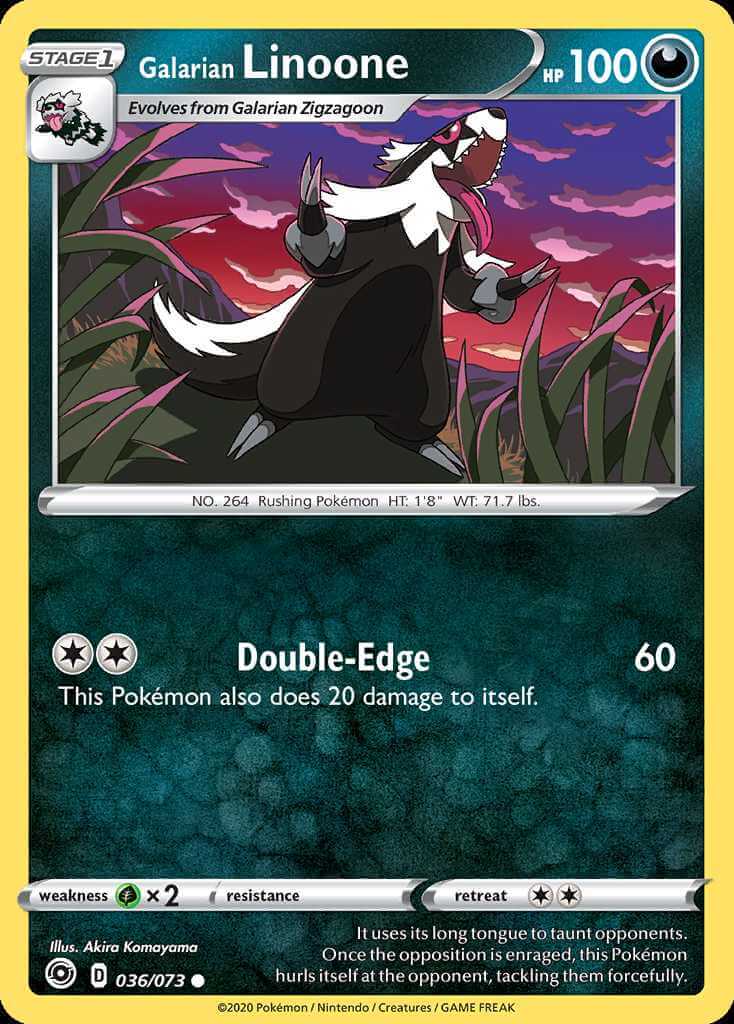 036/073 Galarian Linoone - Champion's Path