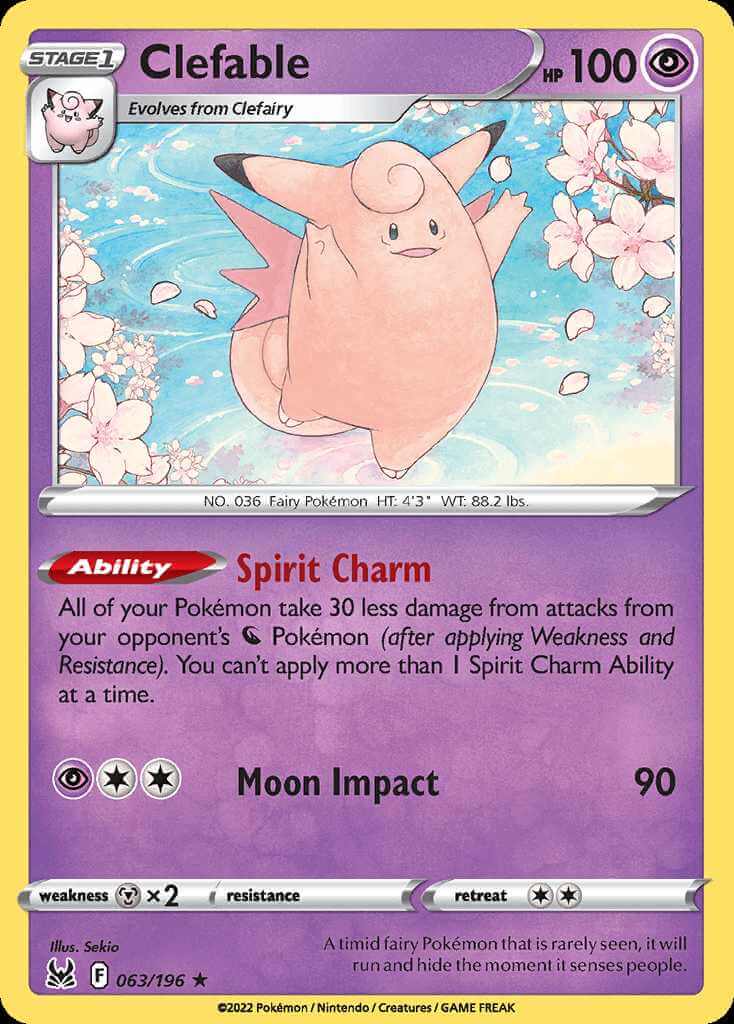 063/196 Clefable - Lost Origin