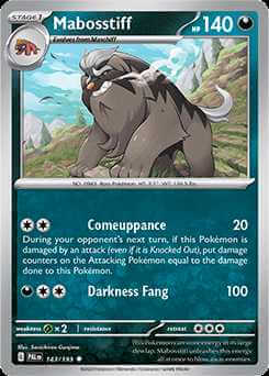 143/193 Mabosstiff - Paldea Evolved