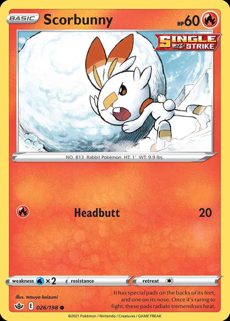 026/198 Scorbunny - Chilling Reign
