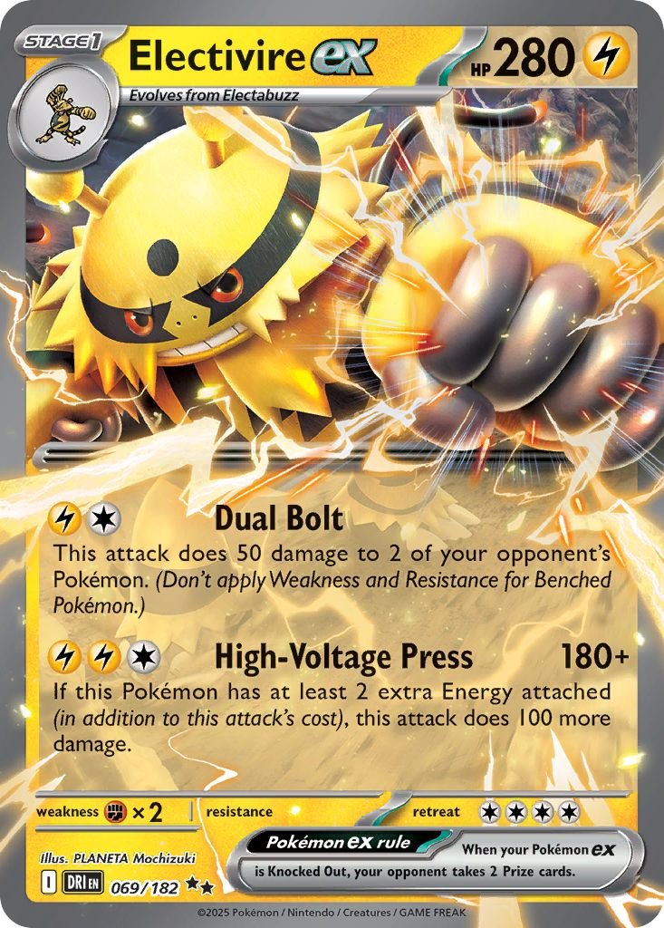 069/182 Electivire ex - Destined Rivals