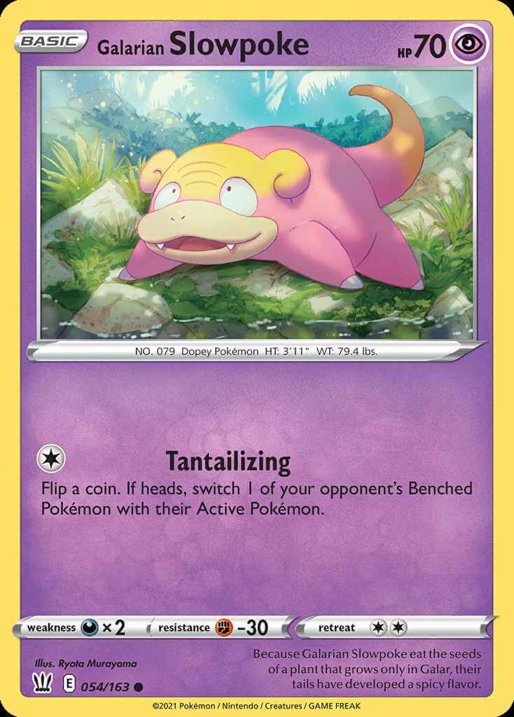 054/163 Galarian Slowpoke - Battle Styles