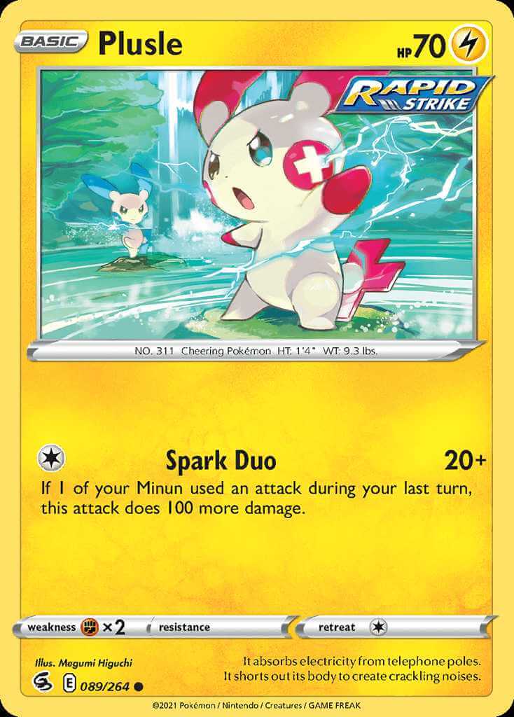 089/264 Plusle - Fusion Strike