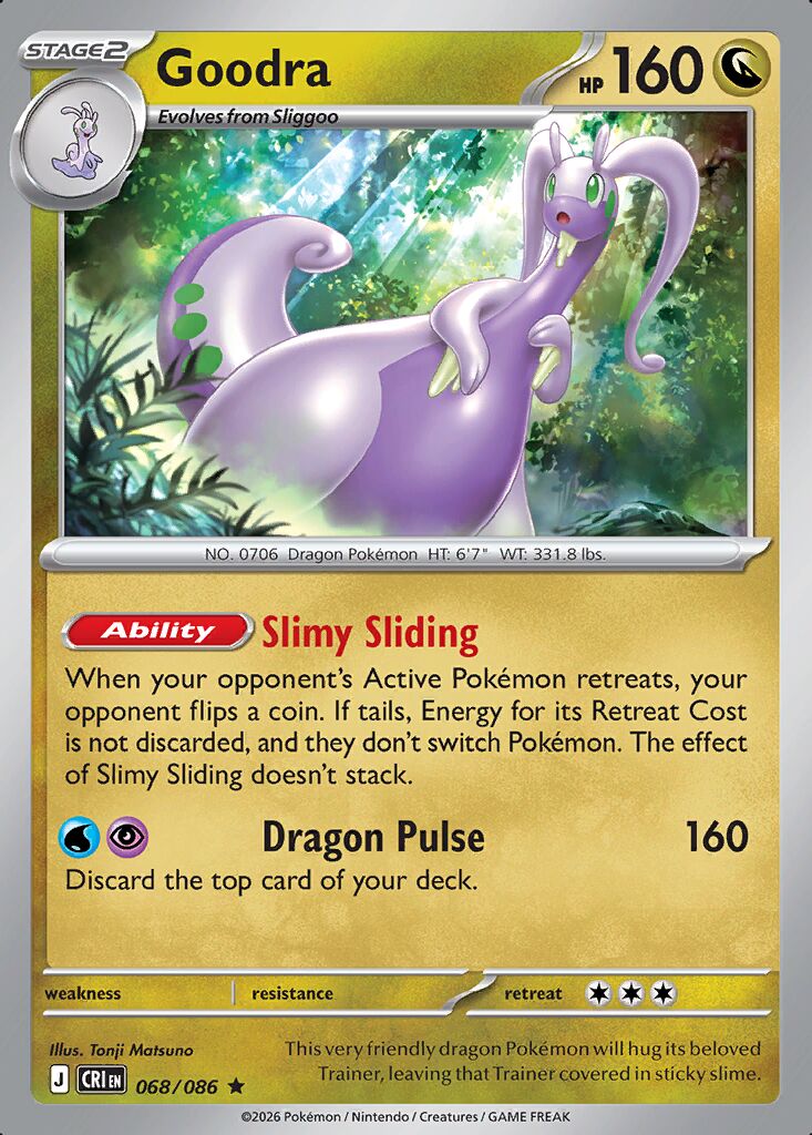 068/086 HOLO Goodra - Chaos Rising
