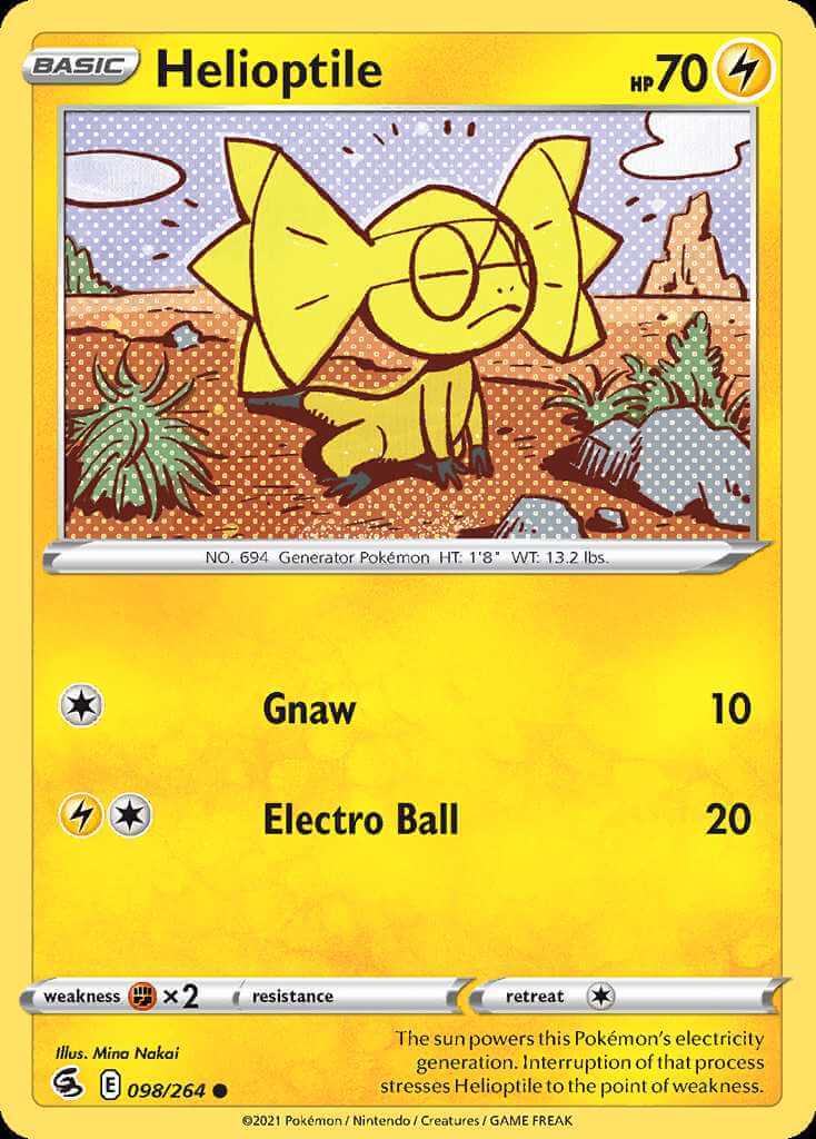 098/264 Helioptile - Fusion Strike