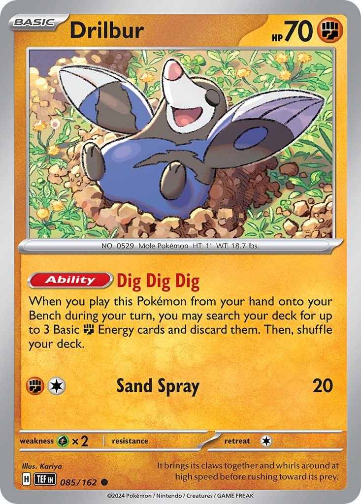 085/162 REVERSE HOLO Drilbur - Temporal Forces
