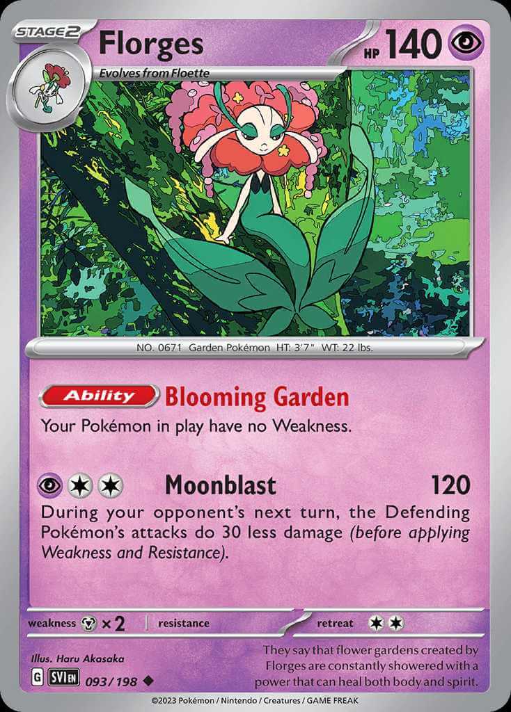 093/198 Florges - Scarlet and Violet