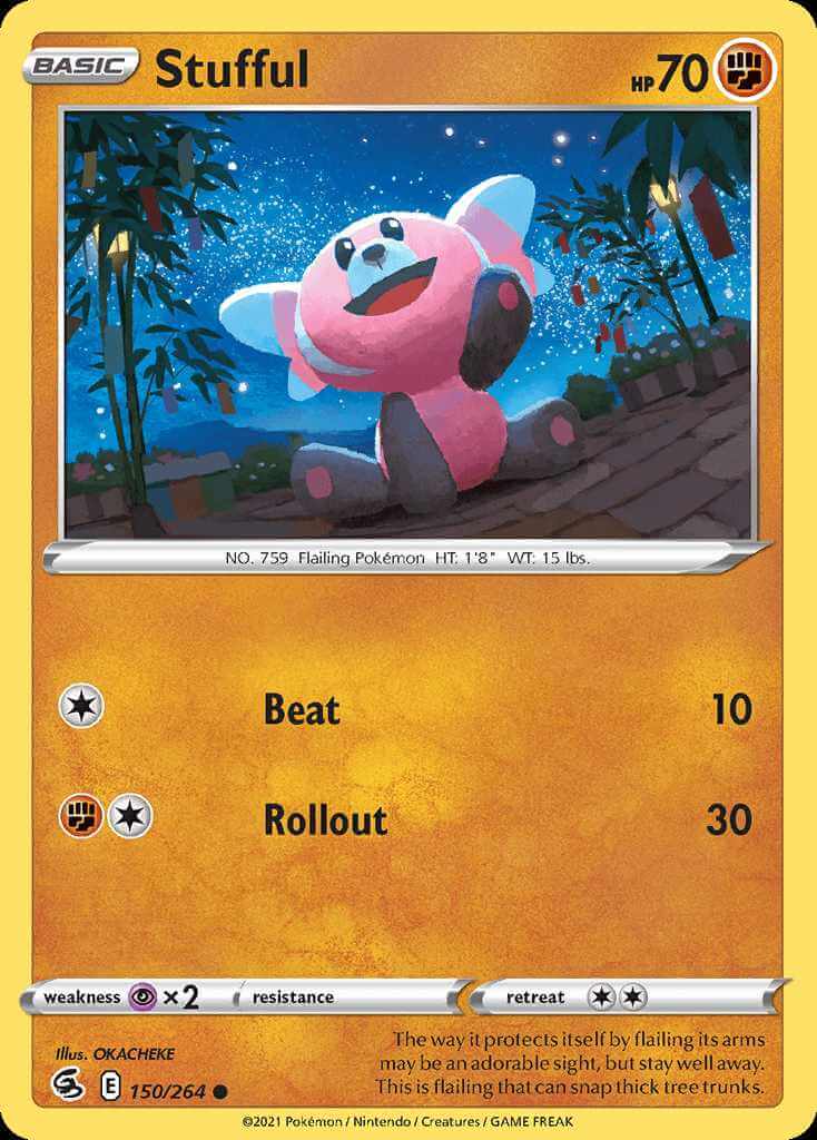 150/264 REVERSE HOLO Stufful - Fusion Strike