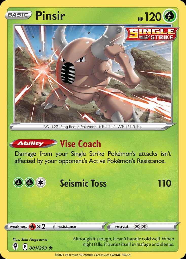 001/203 Pinsir - Evolving Skies