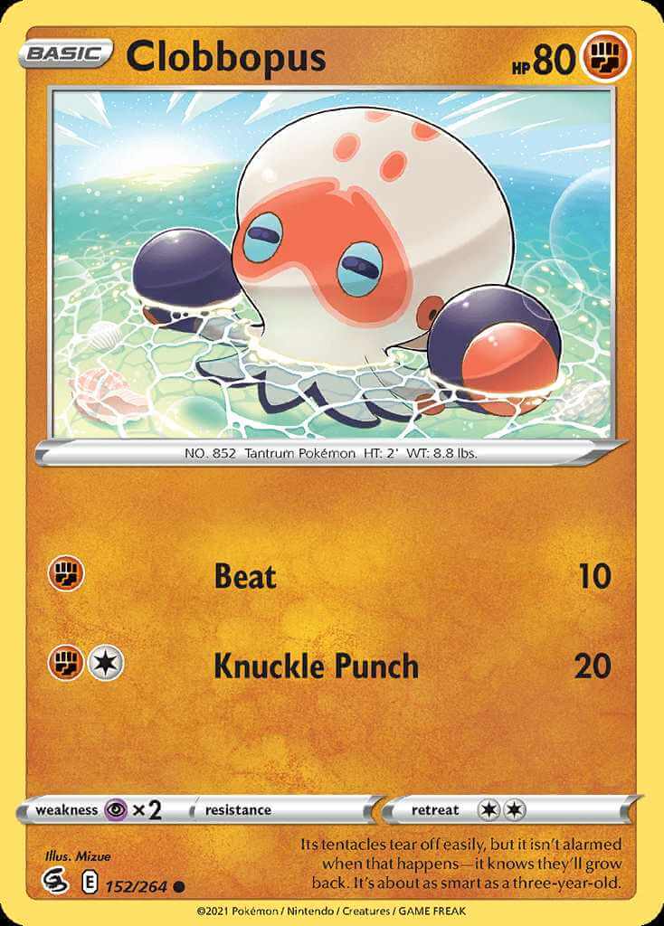 152/264 Clobbopus - Fusion Strike