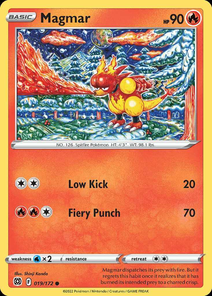 019/172 Magmar - Brilliant Stars