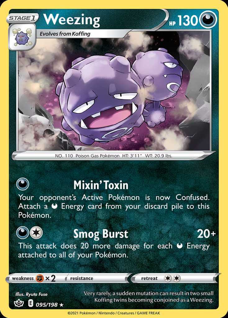 095/198 Weezing - Chilling Reign