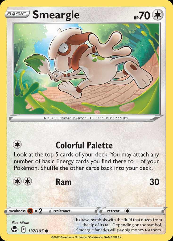 137/195 Smeargle - Silver Tempest