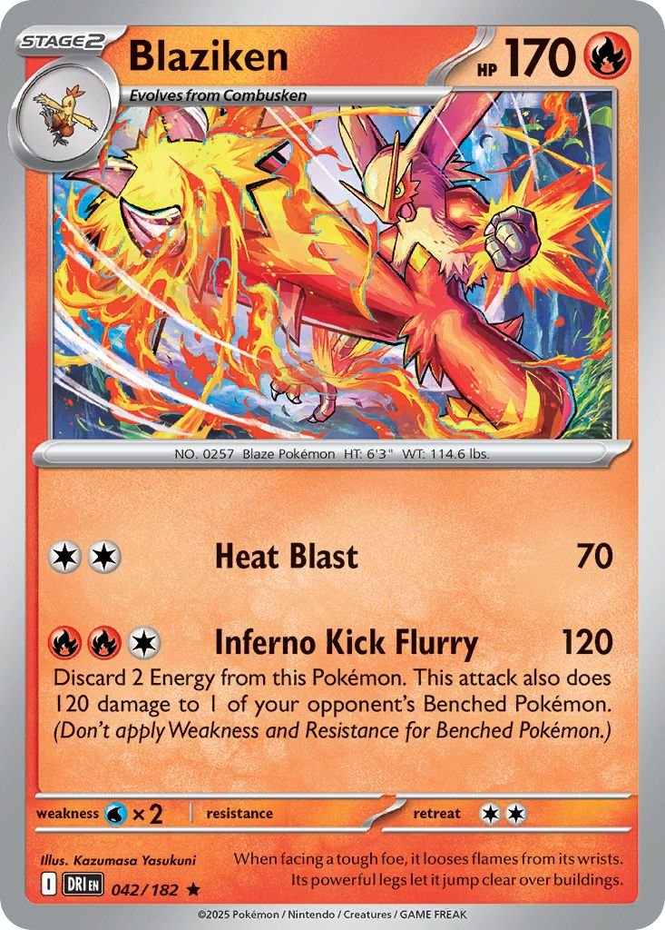 042/182 HOLO Blaziken - Destined Rivals
