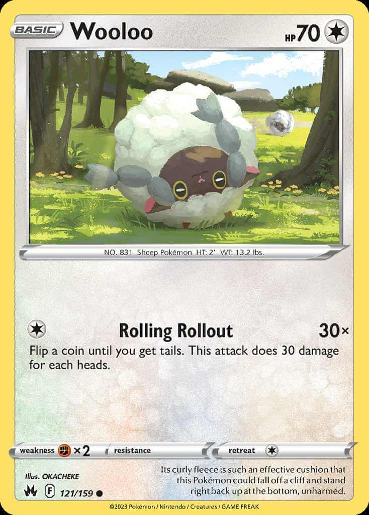 121/159 Wooloo - Crown Zenith