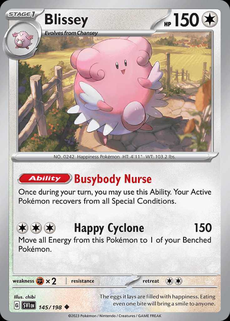 145/198 Blissey - Scarlet and Violet