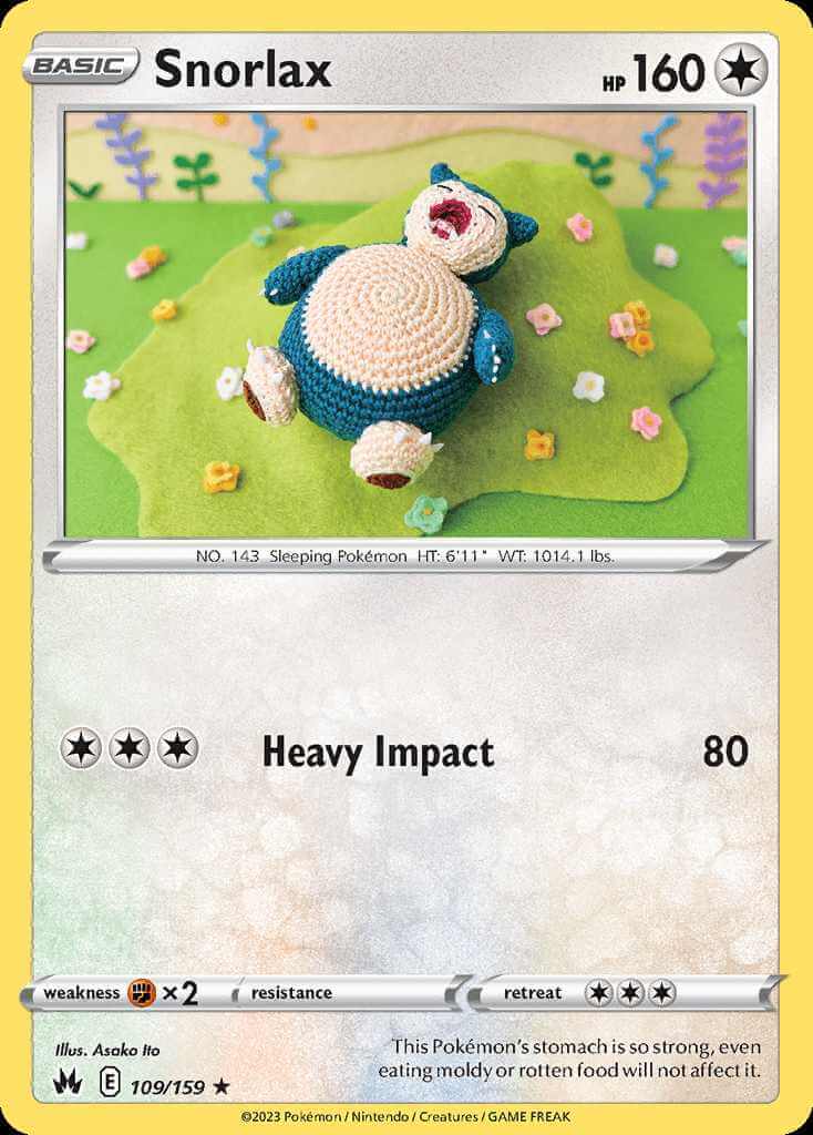 109/159 Snorlax - Crown Zenith