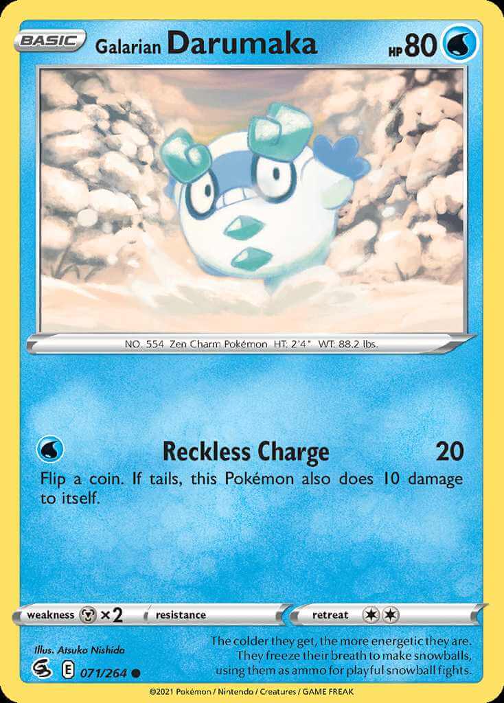 071/264 Galarian Darumaka - Fusion Strike