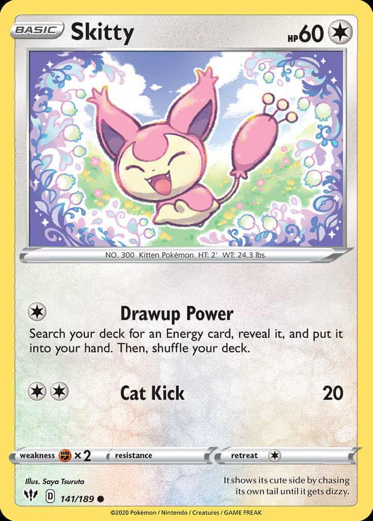 141/189 Skitty - Darkness Ablaze