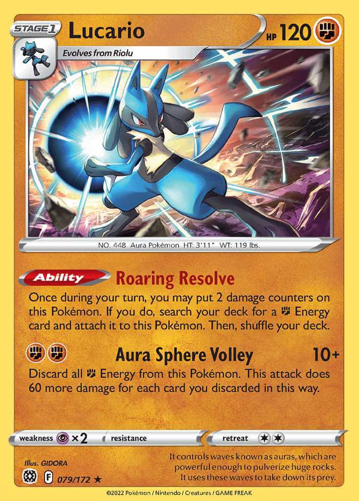 079/172 Lucario - Brilliant Stars