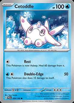 054/193 REVERSE HOLO Cetoddle - Paldea Evolved