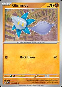 125/193 Glimmet - Paldea Evolved