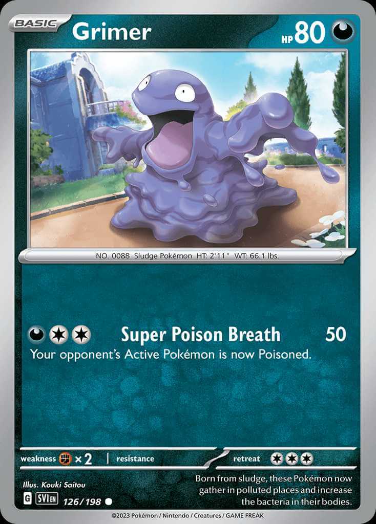 126/198 Grimer - Scarlet and Violet