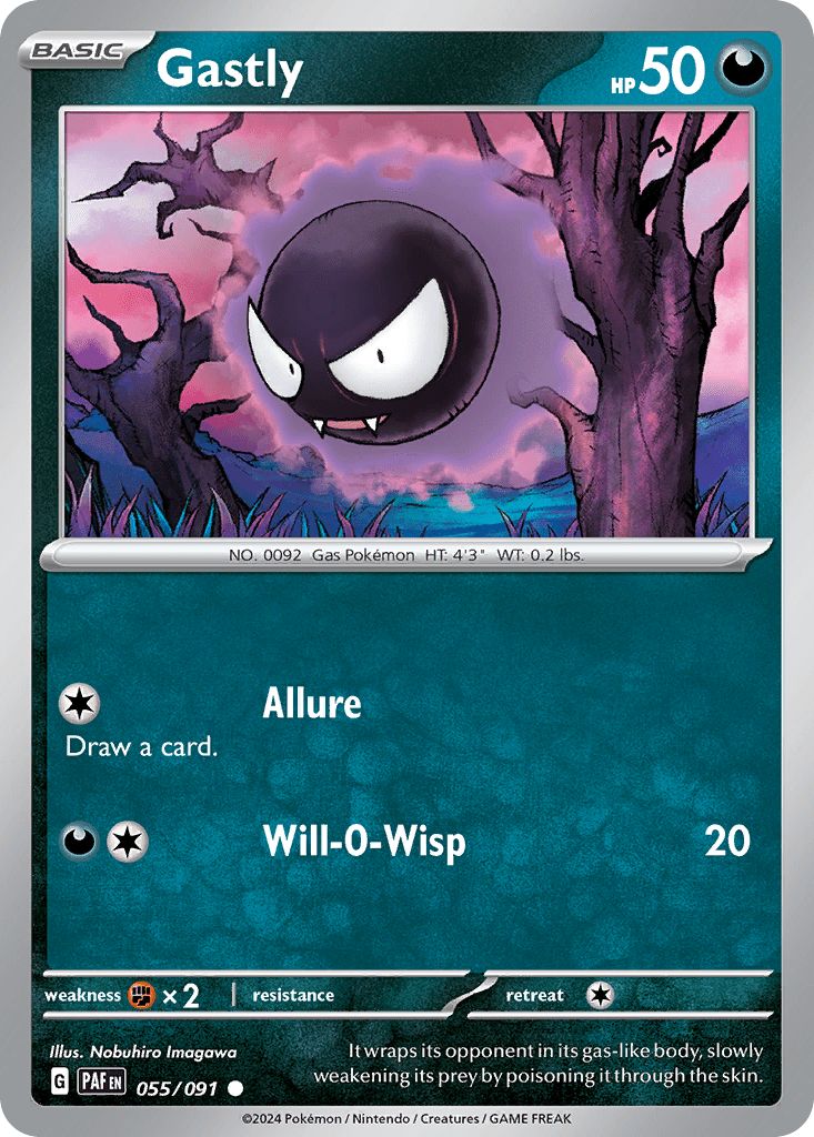 055/091 Gastly - Paldean Fates